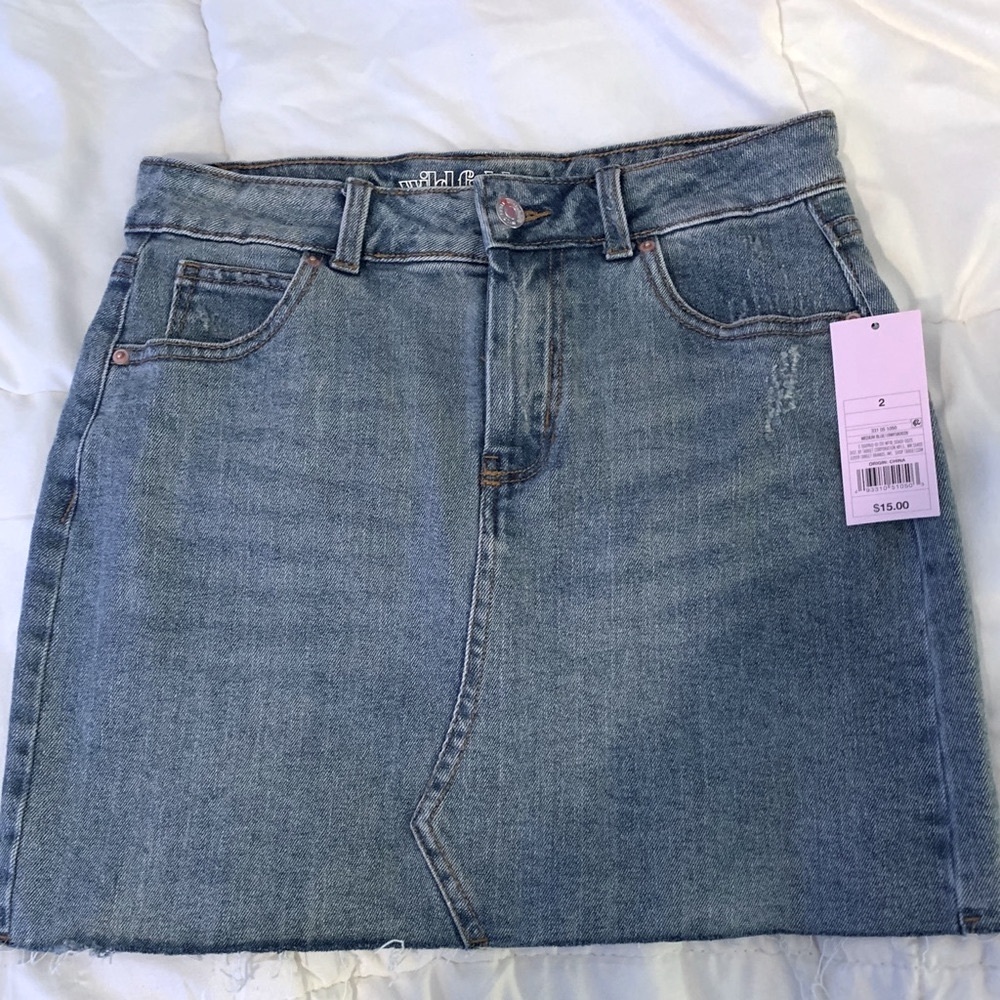 NWT jean skirt